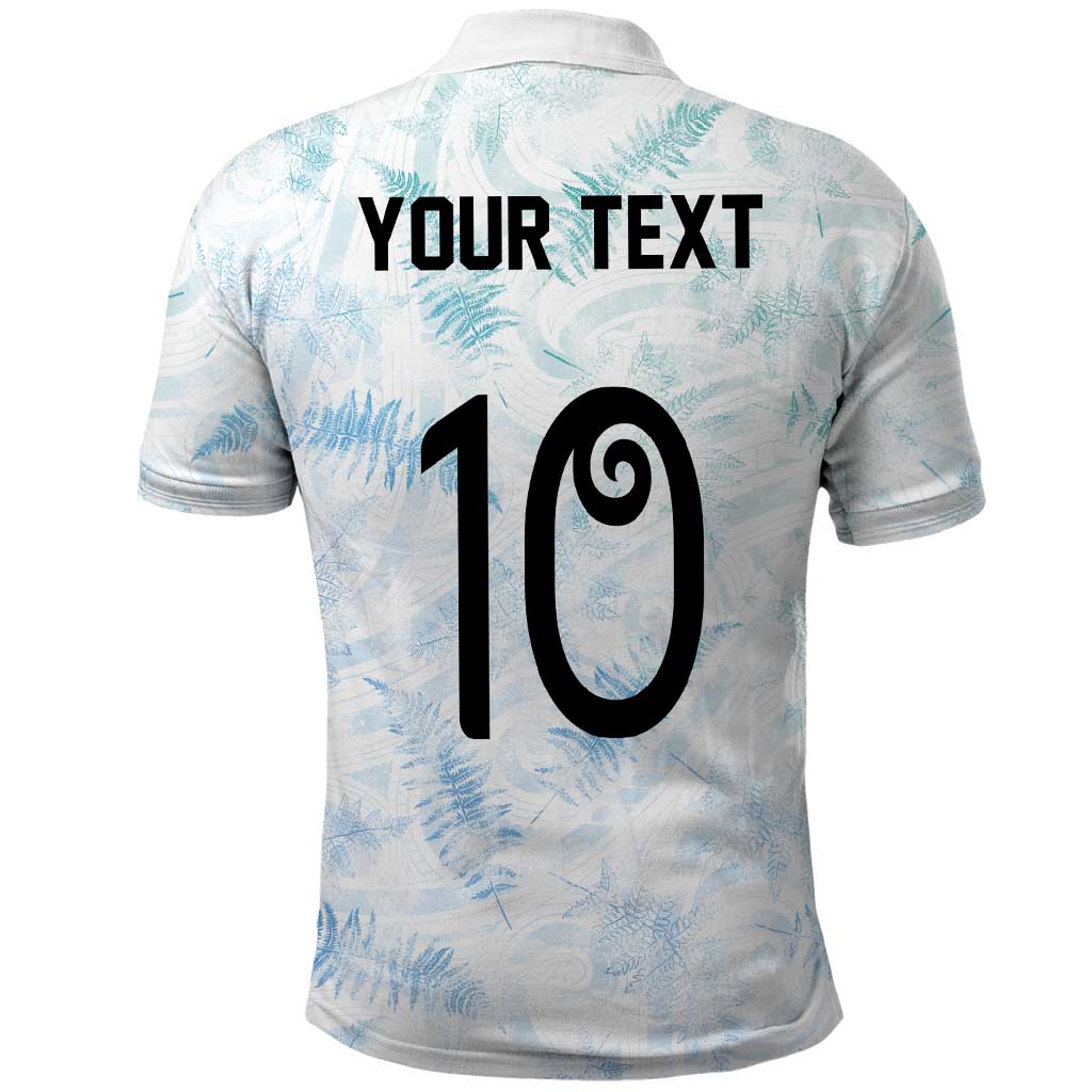 Custom New Zealand Football Polo Shirt The Whites-Aotearoa Inspired LT03 - Polynesian Pride