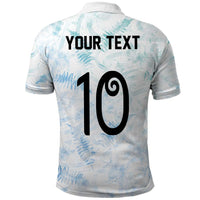 Custom New Zealand Football Polo Shirt The Whites-Aotearoa Inspired LT03 - Polynesian Pride