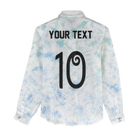 Custom New Zealand Football Women Casual Shirt The Whites-Aotearoa Inspired - Polynesian Pride