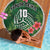 Custom Hawaii Volleyball Beach Blanket Kakau Abstract and Tropical Plants Green Color - Polynesian Pride