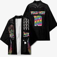 Custom Hawaii Rainbow Warriors Kimono Kakau Shark Tooth and Polynesian Art Tattoo LT03 - Polynesian Pride