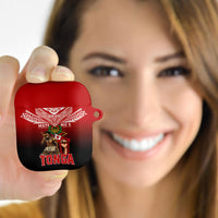 Mate Ma'a Tonga AirPods Case Traditional Warrior and Ngatu Art Pattern
