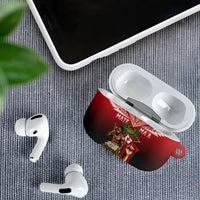 Mate Ma'a Tonga AirPods Case Traditional Warrior and Ngatu Art Pattern