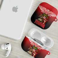 Mate Ma'a Tonga AirPods Case Traditional Warrior and Ngatu Art Pattern