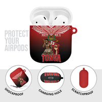Mate Ma'a Tonga AirPods Case Traditional Warrior and Ngatu Art Pattern