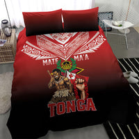 Mate Ma'a Tonga Bedding Set Traditional Warrior and Ngatu Art Pattern LT03 - Polynesian Pride