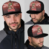 Mate Ma'a Tonga Mesh Trucker Cap Traditional Warrior and Ngatu Art Pattern LT03 - Polynesian Pride