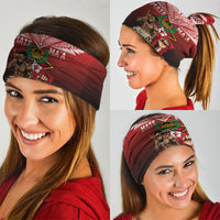 Mate Ma'a Tonga Neck Gaiter Traditional Warrior and Ngatu Art Pattern LT03 - Polynesian Pride