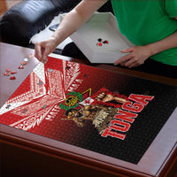 Mate Ma'a Tonga Puzzle Traditional Warrior and Ngatu Art Pattern LT03 - Polynesian Pride