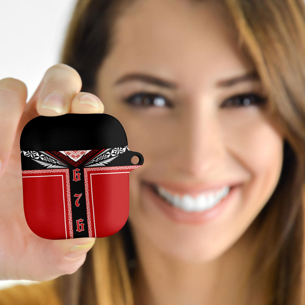 Tonga AirPods Case Tribal Pacific Ngatu Motif