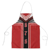 Tonga Apron Tribal Pacific Ngatu Motif LT03 Red - Polynesian Pride