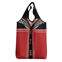 Tonga Grocery Bag Tribal Pacific Ngatu Motif LT03 - Polynesian Pride