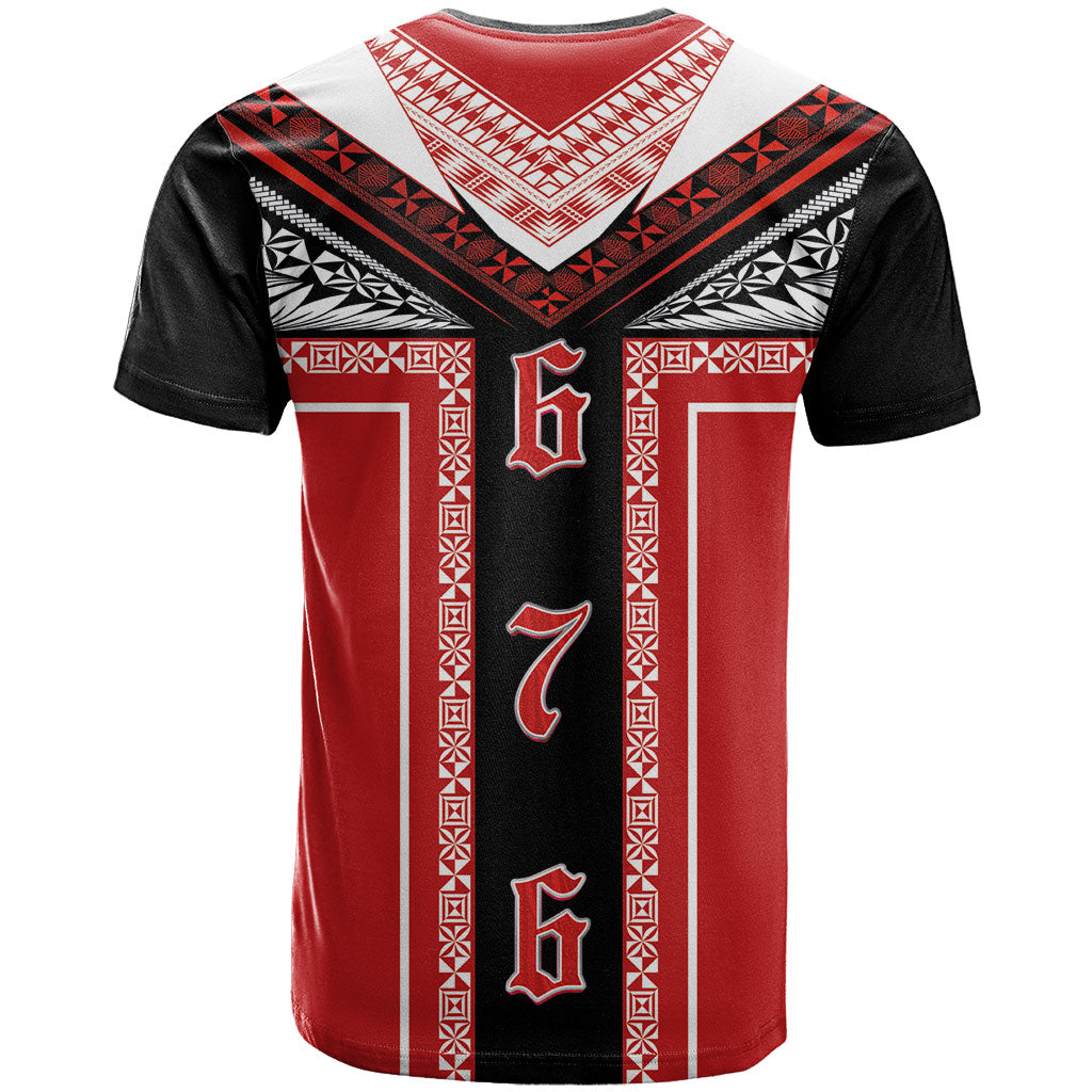 Tonga T Shirt Tribal Pacific Ngatu Motif LT03 - Polynesian Pride