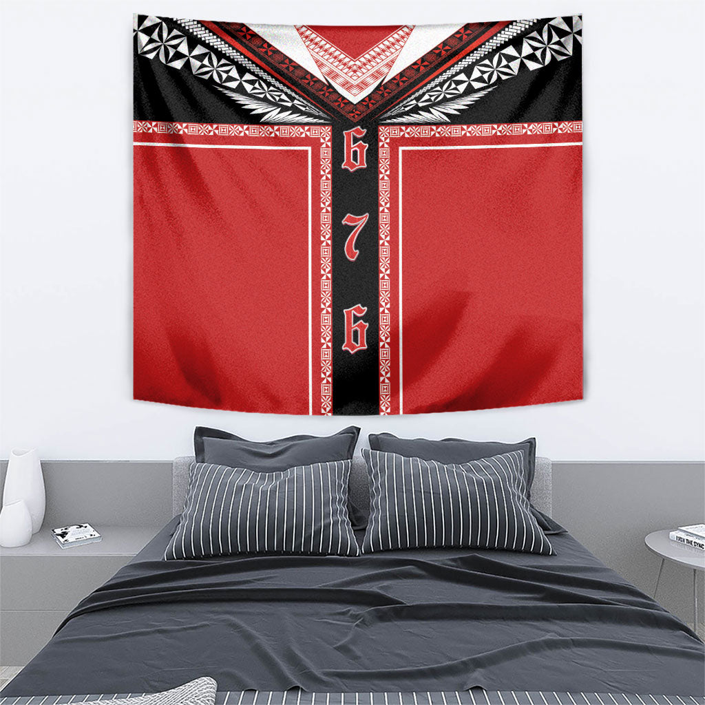 Tonga Tapestry Tribal Pacific Ngatu Motif LT03 - Polynesian Pride
