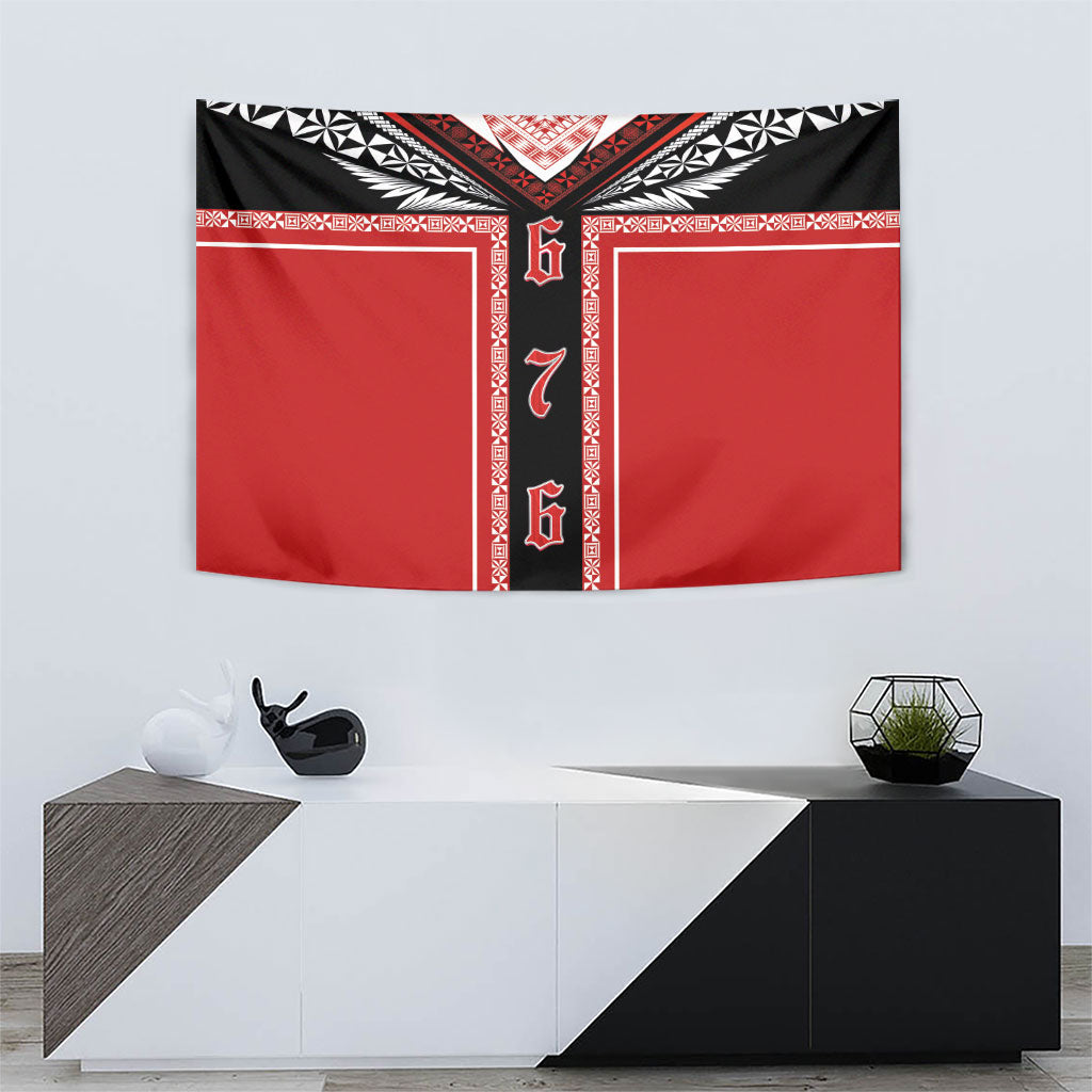 Tonga Tapestry Tribal Pacific Ngatu Motif LT03 - Polynesian Pride