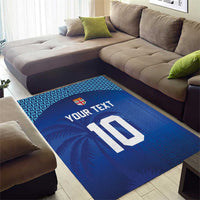 Custom Fiji Football-Towards World Cup 2026 Area Rug