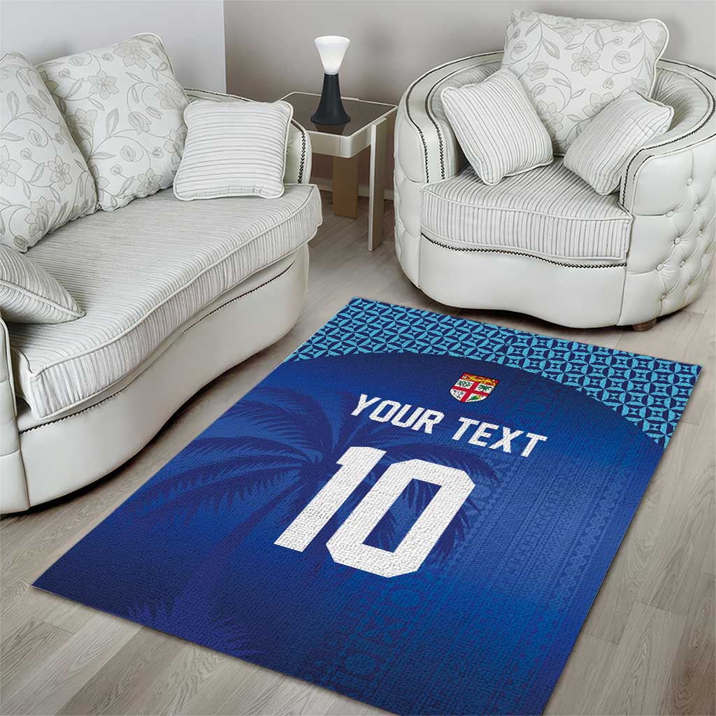 Custom Fiji Football-Towards World Cup 2026 Area Rug