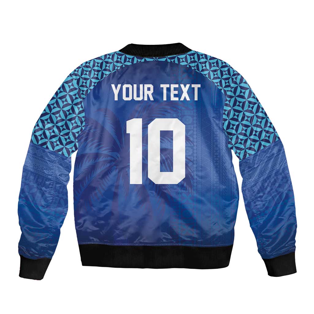 Custom Fiji Football-Towards World Cup 2026 Bomber Jacket