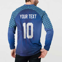 Custom Fiji Football-Towards World Cup 2026 Button Sweatshirt