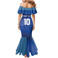 Custom Fiji Football-Towards World Cup 2026 Family Matching Mermaid Dress and Hawaiian Shirt