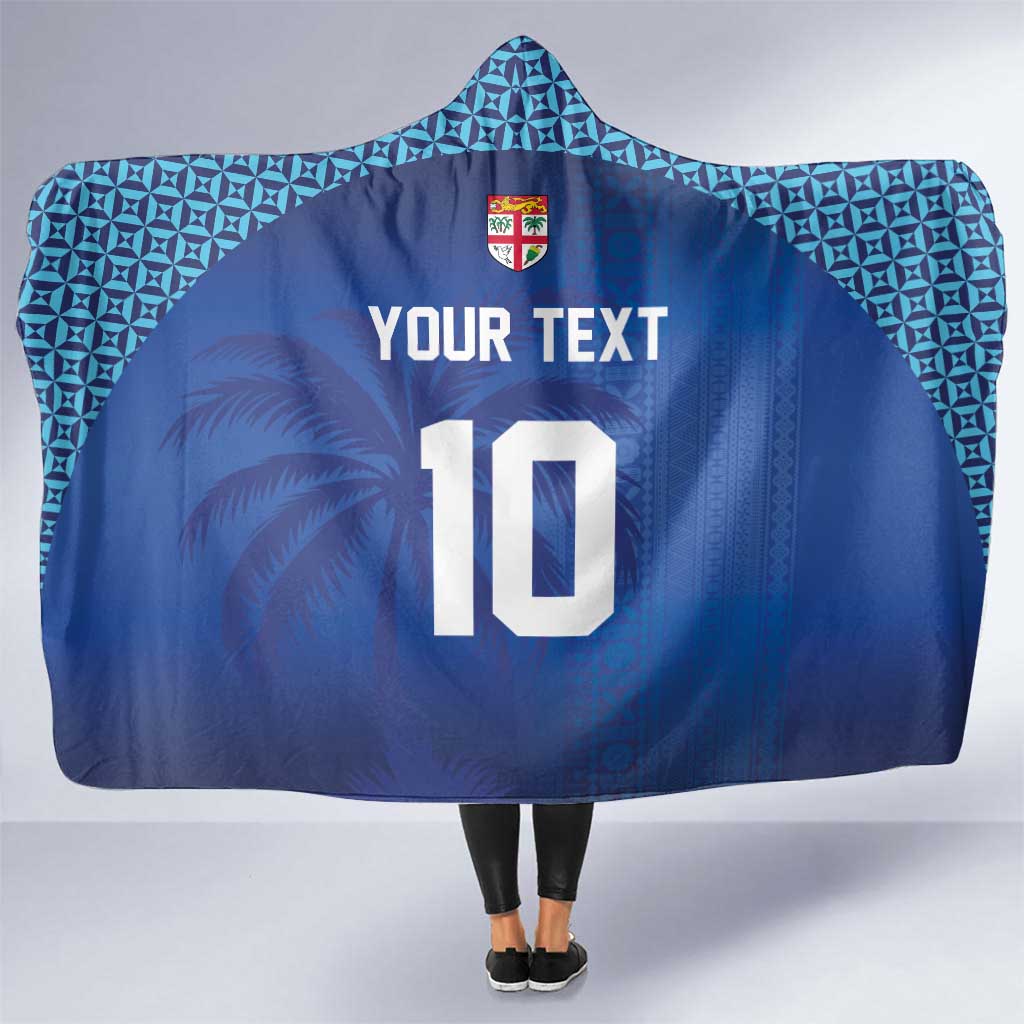 Custom Fiji Football-Towards World Cup 2026 Hooded Blanket