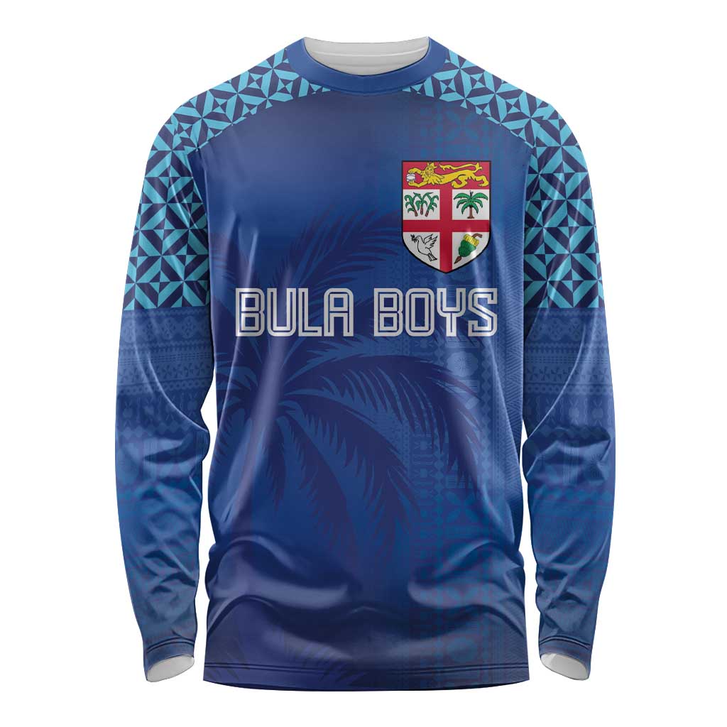 Custom Fiji Football-Towards World Cup 2026 Long Sleeve Shirt