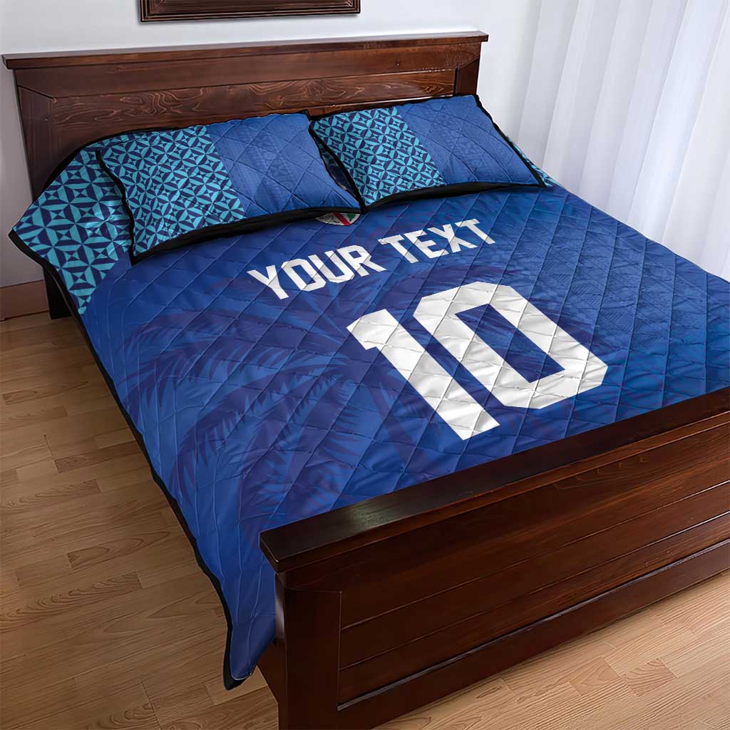 Custom Fiji Football-Towards World Cup 2026 Quilt Bed Set