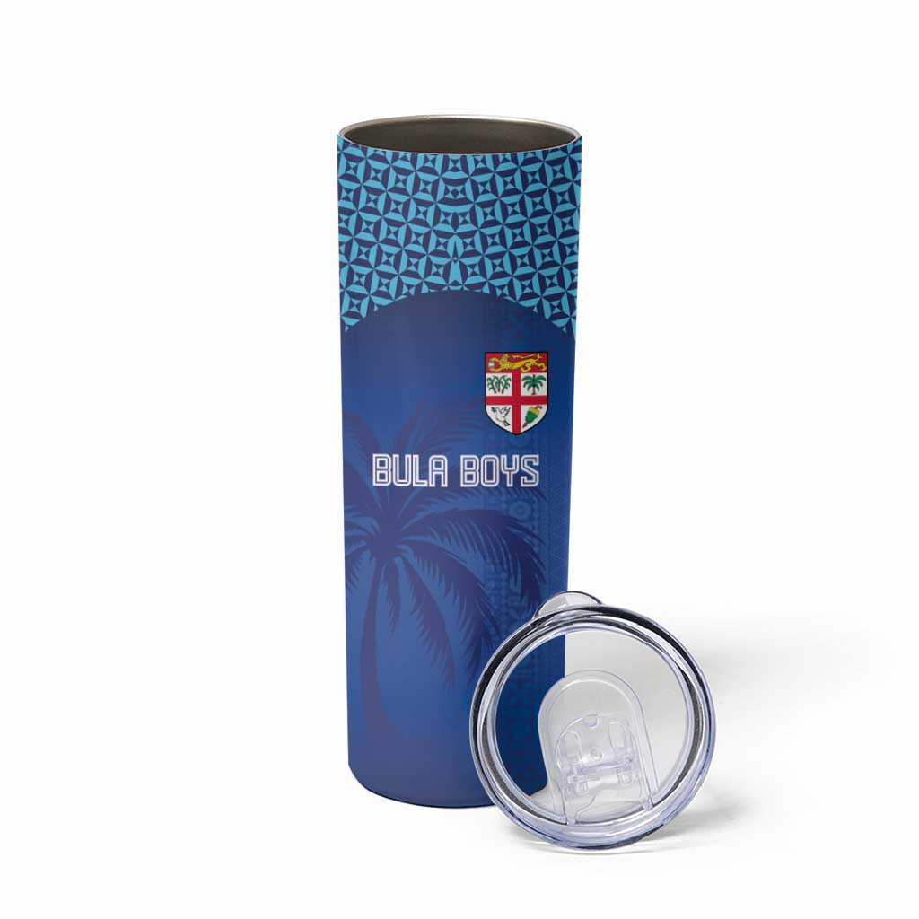 Custom Fiji Football-Towards World Cup 2026 Skinny Tumbler
