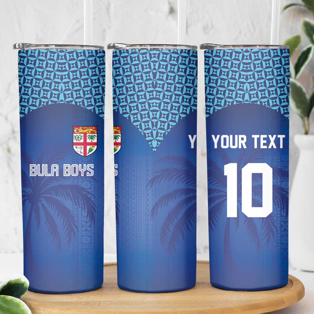 Custom Fiji Football-Towards World Cup 2026 Skinny Tumbler