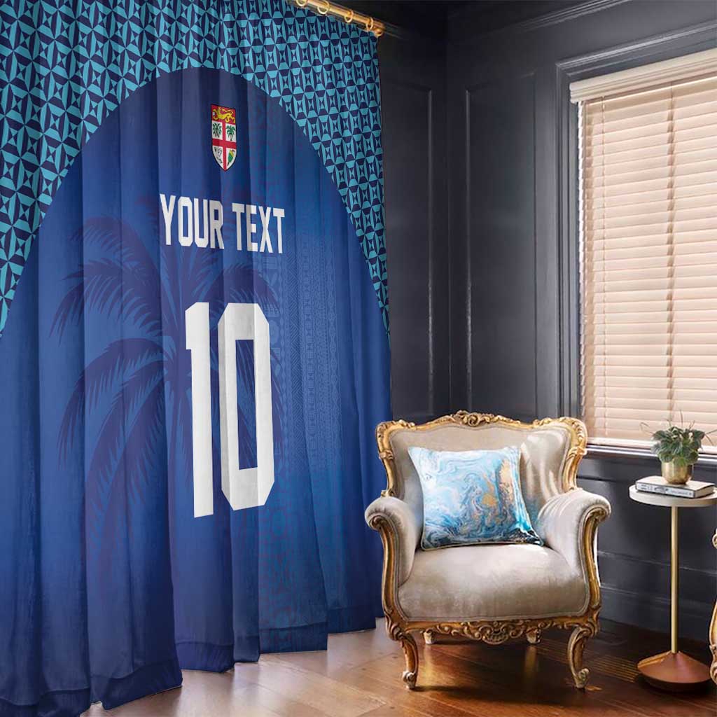 Custom Fiji Football-Towards World Cup 2026 Window Curtain