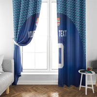 Custom Fiji Football-Towards World Cup 2026 Window Curtain