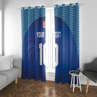 Custom Fiji Football-Towards World Cup 2026 Window Curtain
