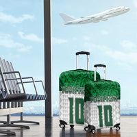 Custom Hawaii Volleyball-Kakau Motif Green Color Luggage Cover