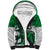 Custom Hawaii Volleyball-Kakau Motif Green Color Sherpa Hoodie