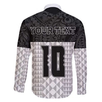 Custom Hawaii Volleyball-Kakau Motif Grayscale Color Family Matching Short Sleeve Bodycon Dress and Hawaiian Shirt