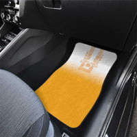 Philippines Barong Style Car Mats with Polynesian Art and Leaf Motif Yellow Color LT03 - Polynesian Pride
