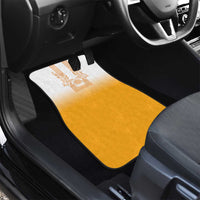 Philippines Barong Style Car Mats with Polynesian Art and Leaf Motif Yellow Color LT03 - Polynesian Pride