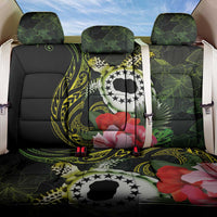 Kia Orana Cook Islands Back Car Seat Cover Turtle and Hibiscus Polynesian Pattern LT03 One Size Yellow - Polynesian Pride