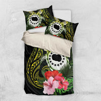 Kia Orana Cook Islands Bedding Set Turtle and Hibiscus Polynesian Pattern