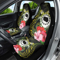 Kia Orana Cook Islands Car Seat Cover Turtle and Hibiscus Polynesian Pattern LT03 - Polynesian Pride