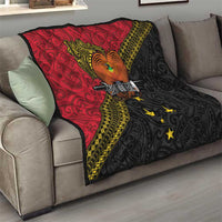 Papua New Guinea Goroka Show Quilt Bird-of-paradise and Melanesian Tattoo Pattern LT03 - Polynesian Pride