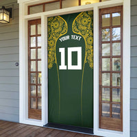 Australia Rugby Custom Door Cover Aboriginal Art Sporty Style - Polynesian Pride