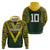 Australia Rugby Custom Hoodie Aboriginal Art Sporty Style - Polynesian Pride