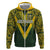 Australia Rugby Custom Hoodie Aboriginal Art Sporty Style - Polynesian Pride