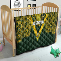 Australia Rugby Custom Quilt Aboriginal Art Sporty Style - Polynesian Pride