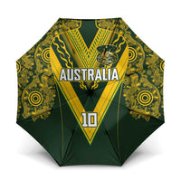 Australia Rugby Custom Umbrella Aboriginal Art Sporty Style - Polynesian Pride