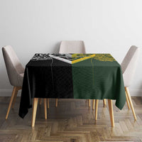 Aotearoa Australia Rugby Tablecloth Maori and Aboriginal Art Sporty Style - Polynesian Pride
