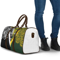 Aotearoa Australia Rugby Travel Bag Maori and Aboriginal Art Sporty Style - Polynesian Pride