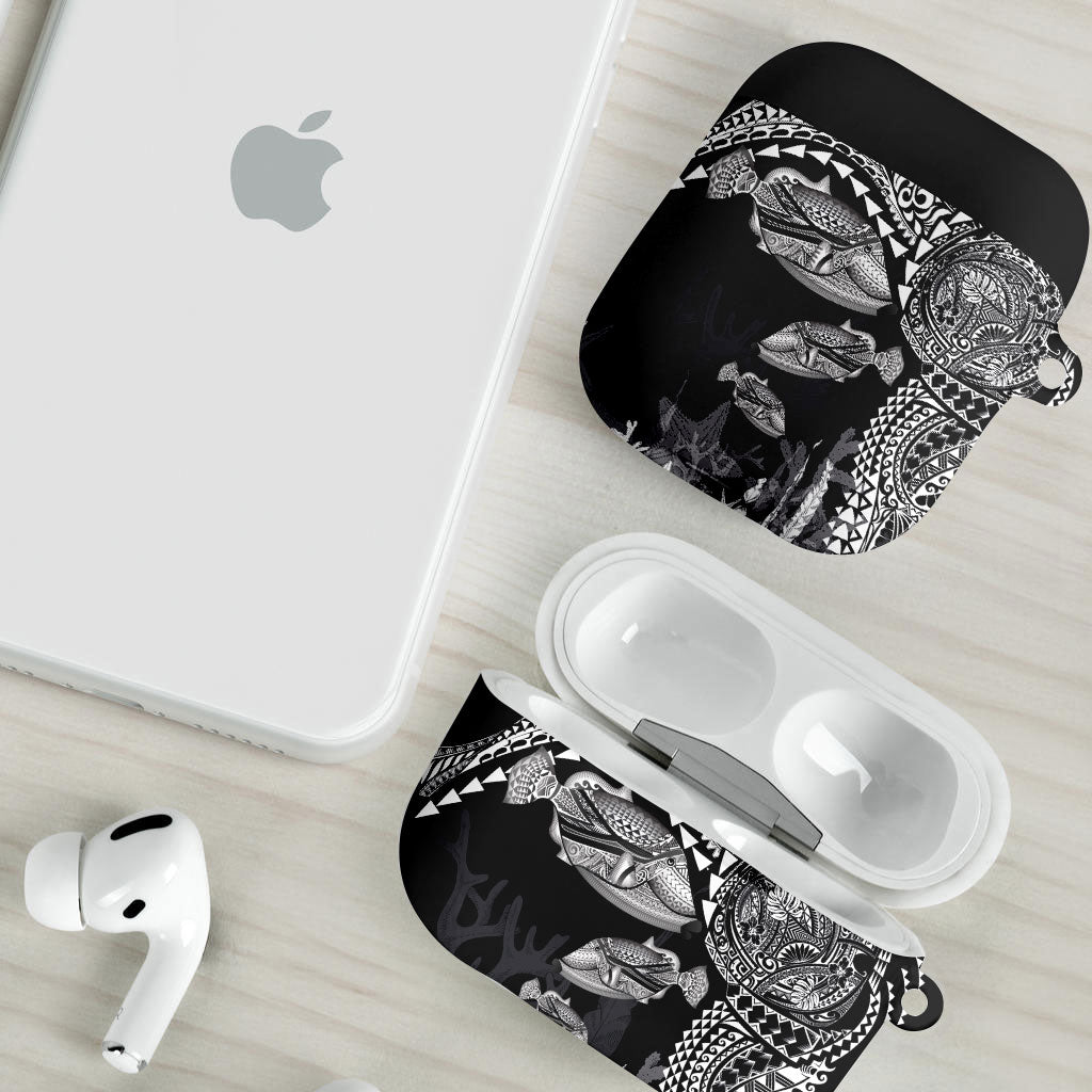 Hawaiian Reef Triggerfish AirPods Case Polynesian Art with Tribal Humuhumunukunukuapua'a LT03 - Polynesian Pride