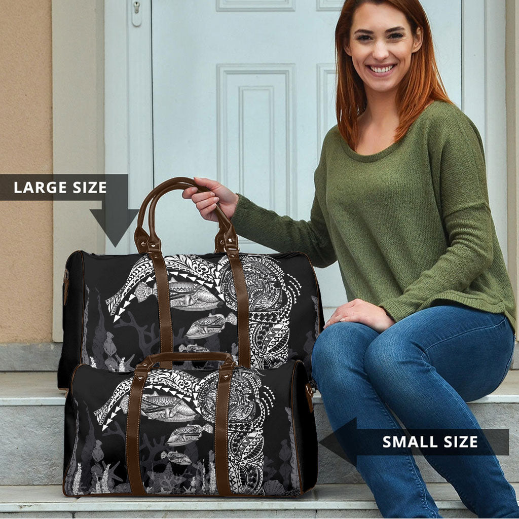 Hawaiian Reef Triggerfish Travel Bag Polynesian Art with Tribal Humuhumunukunukuapua'a LT03 - Polynesian Pride